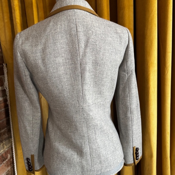 J.Crew Herringbone Professor Blazer. size8P - Picture 5 of 6